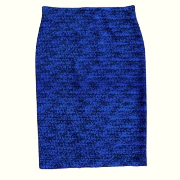 Vince Camuto Blue and Black Skirt size S - Picture 1 of 3